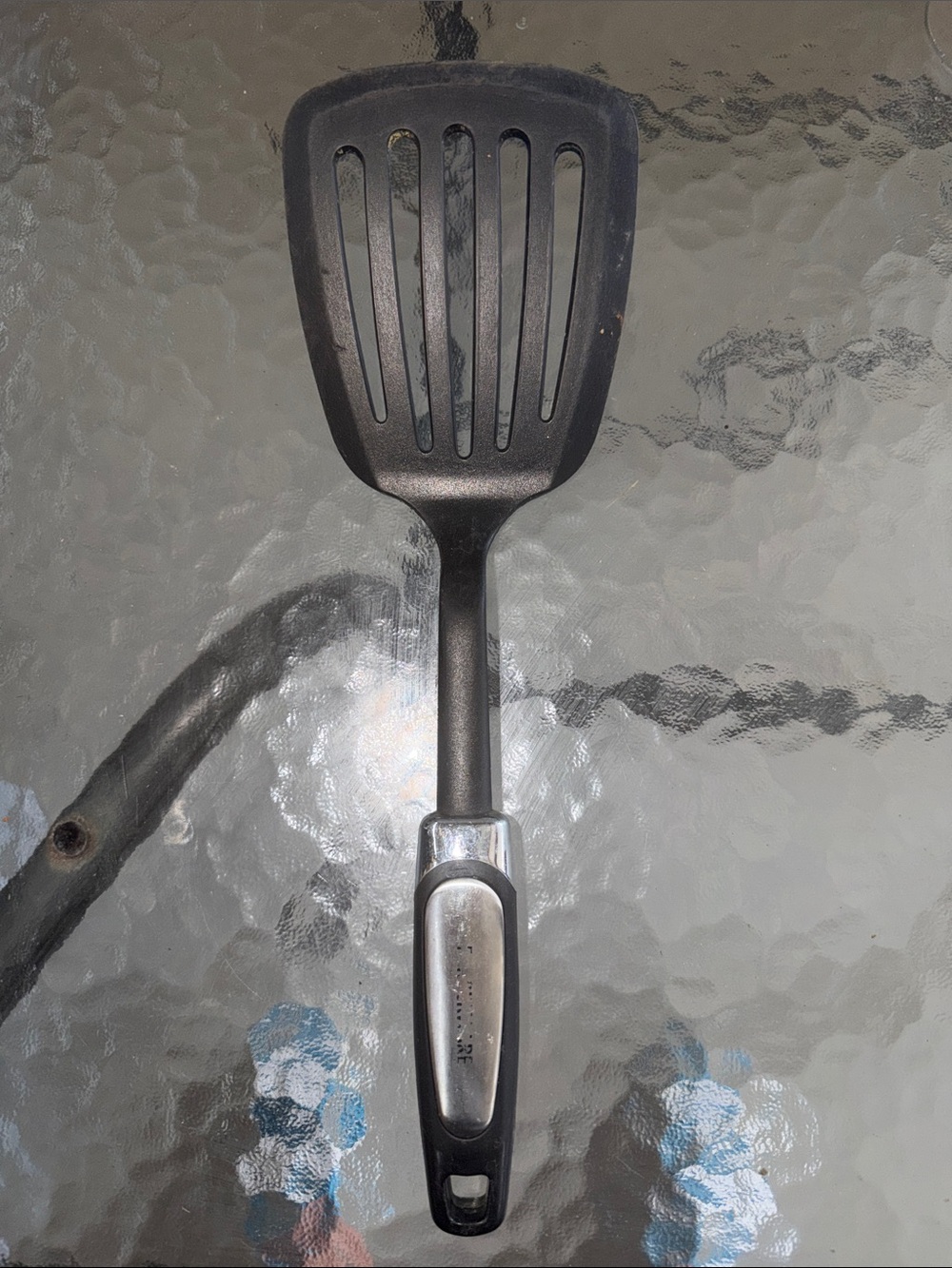 Farberware Slotted Spatula 13” With Handle Rest Turner